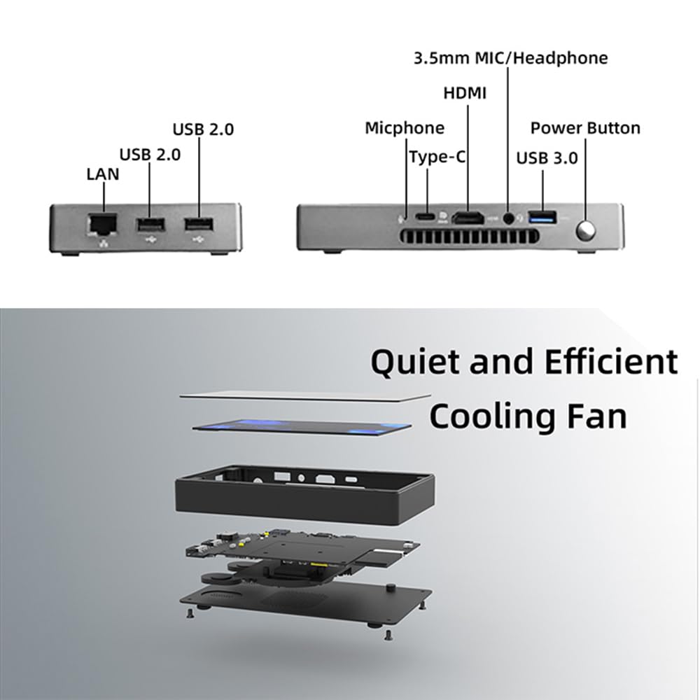 Amazon.co.jp: GZBOXミニPC 小型pc スティック pc 5.5インチ 2in1
