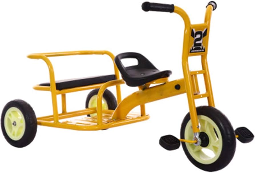 Amazon.co.jp: 三輪車 二人乗り 双子用自転車 足置き 座席前後2段調節