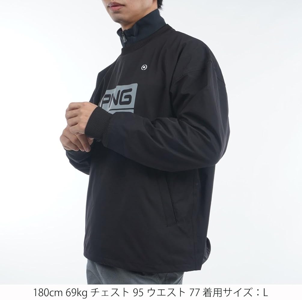 Amazon | [ピン アパレル] メンズ レイヤードブルゾン (ストレッチ性