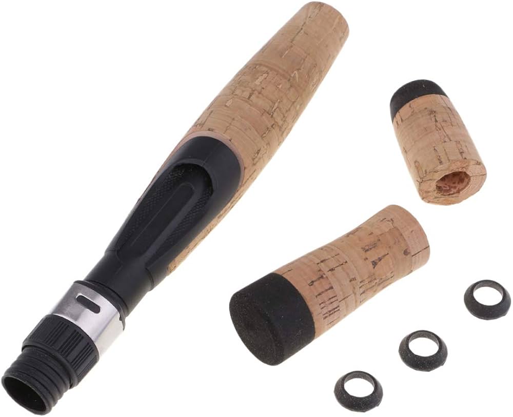 Amazon | DIY リールハンドル 釣竿 コルク グリップ リールシート付き