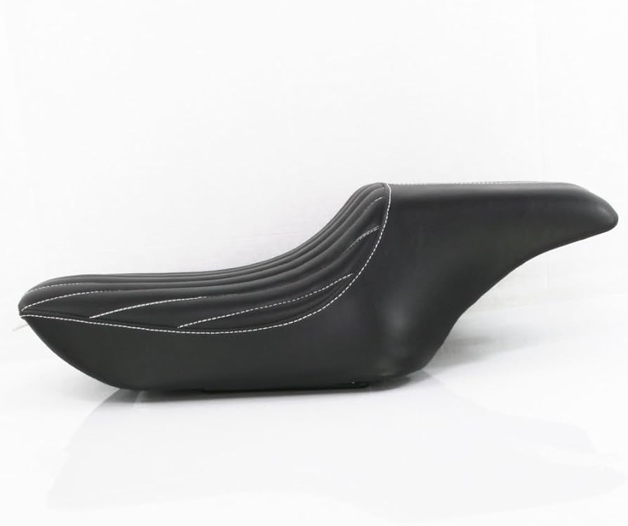 Amazon | ソロシート ブラック タックロール ステッチ ハーレー用