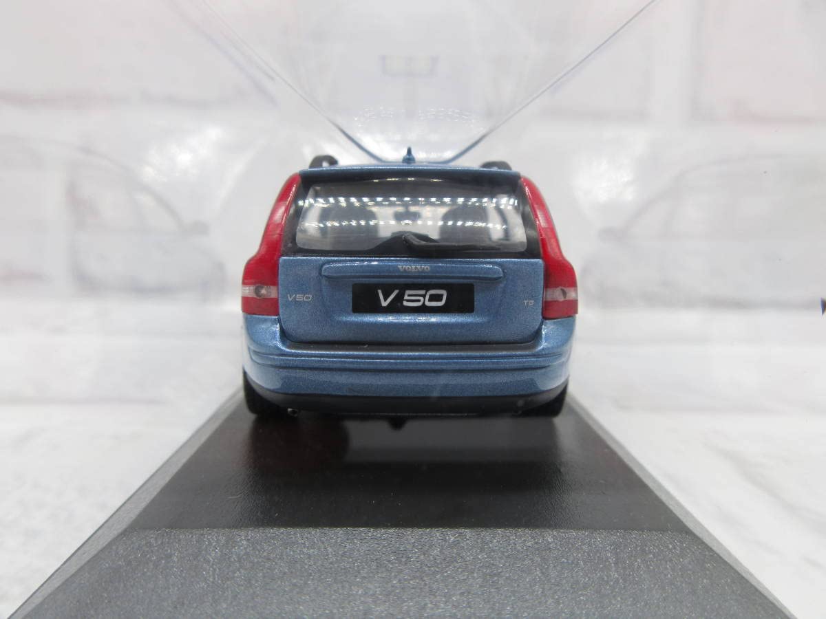 Amazon.co.jp: ミニカー 1/43 ボルボ VOLVO V50 ライトブルー 水色