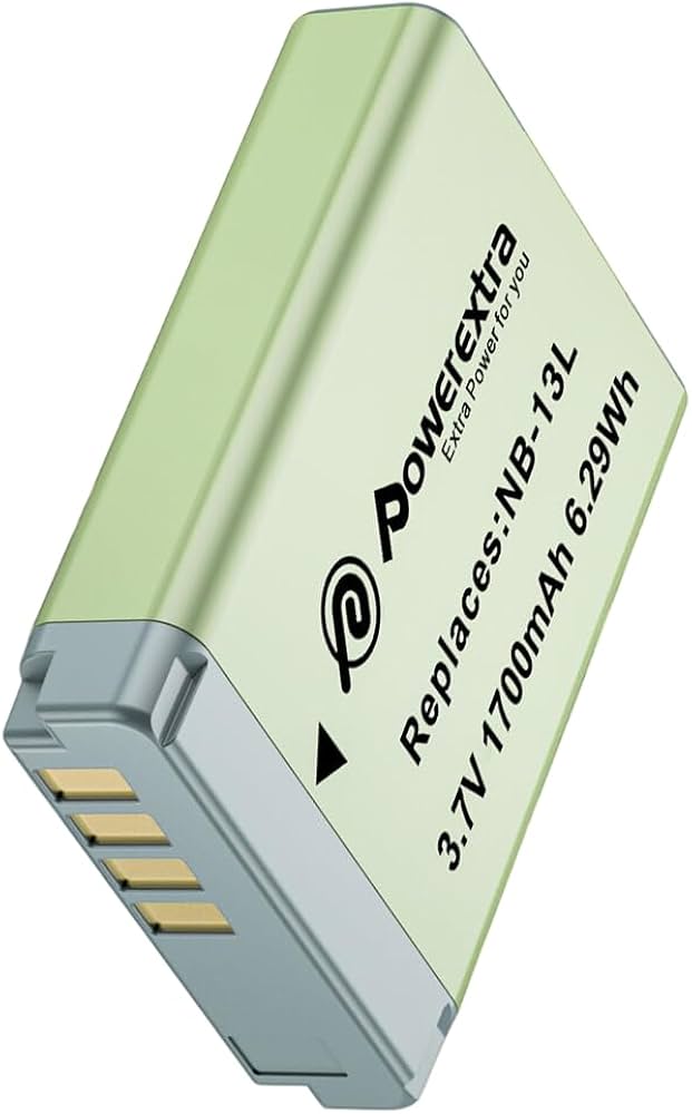 Amazon | Powerextra NB-13L 互換バッテリー1700mAh 大容量 Canon