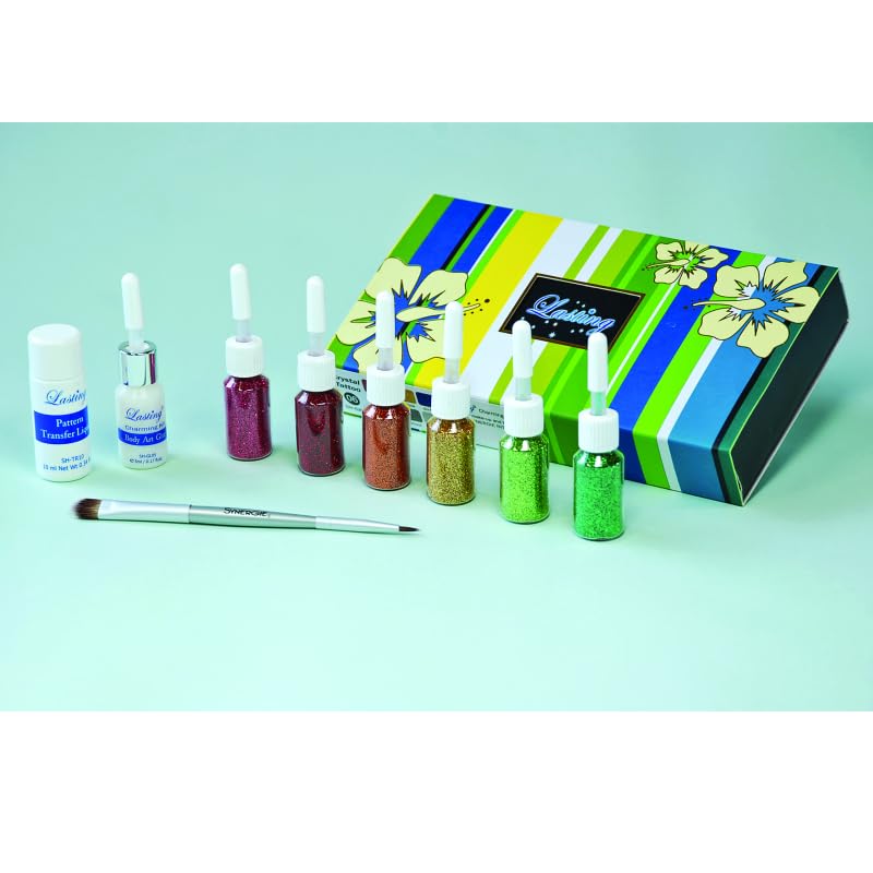 Amazon.co.jp: ボディジュエリー グリッター ミニサイズ 6色入