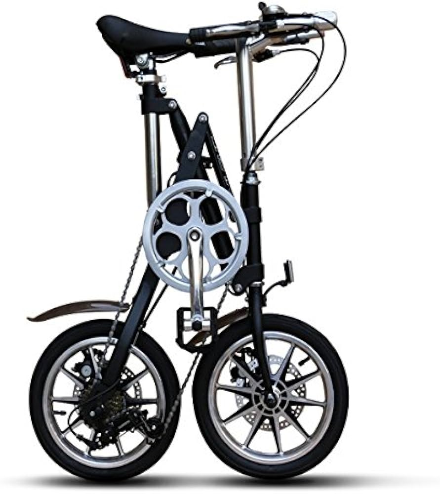 Amazon | 折りたたみ自転車 14インチ シマノ7段変速ギア 折り畳み