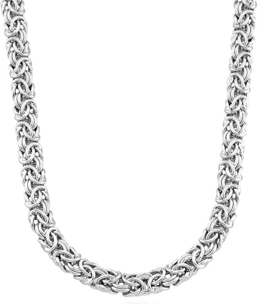 Amazon.com: Miabella 925 Sterling Silver Italian Byzantine