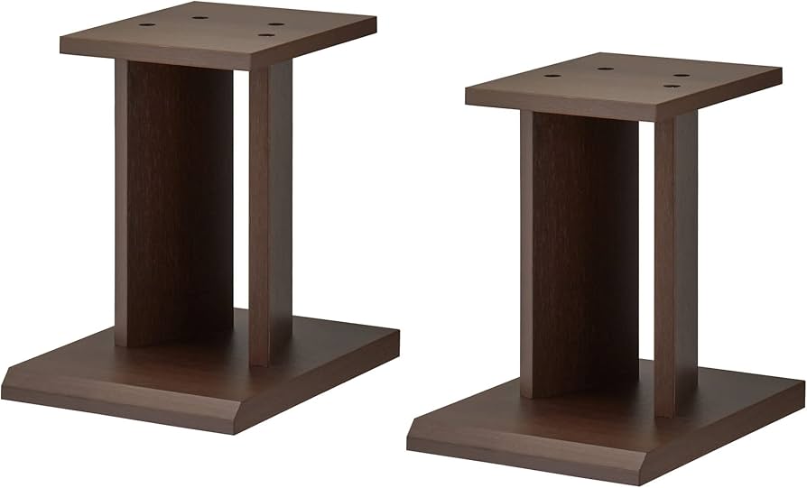 Amazon | ハヤミ工産 スピーカースタンド 2台1組 高さ30cm ダーク