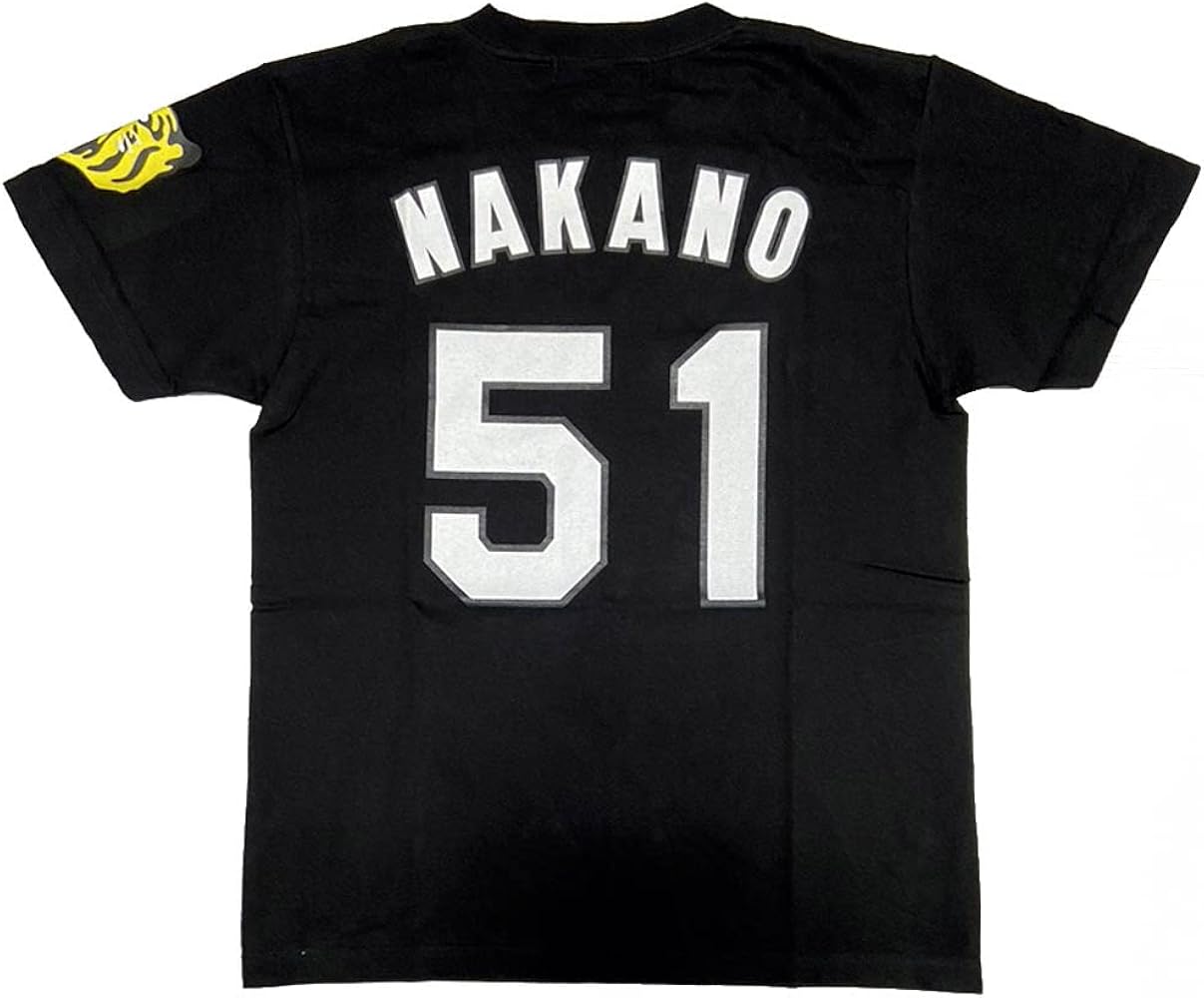 Amazon.co.jp: [Tigers] 阪神タイガース「中野拓夢 51 背番号Tシャツ