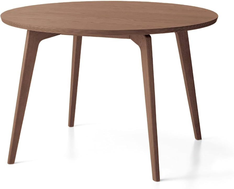 Amazon｜[ベルメゾン] ダイニングテーブル 集える 円形 丸 テーブル