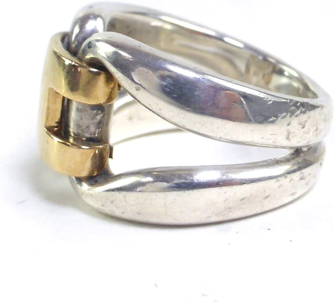 Amazon | [エルメス] リング ヒストリー 925 K18YG ヴィンテージ 指輪