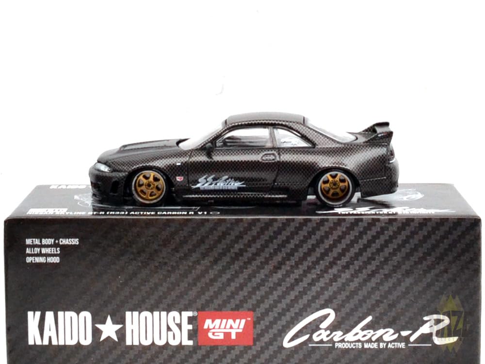 Amazon | Mini GT KAIDO HOUSE NISSAN SKYLINE GT-R (R33) ACTIVE