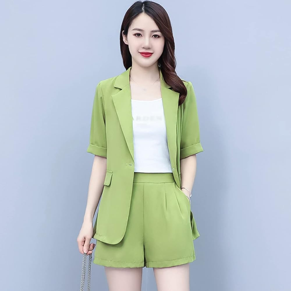 Amazon | [FDGFJ] 上下2点セット レディース スーツセット ジャケット+