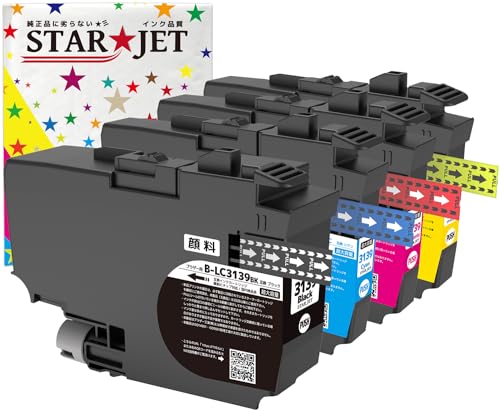Amazon.co.jp: LC3139-4PK (BK/C/M/Y)【全色顔料】【4色セット】 最新