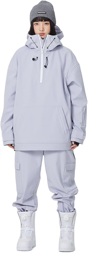Amazon.co.jp: [HOTIAN] スノーボード ウェア メンズ 上下セット