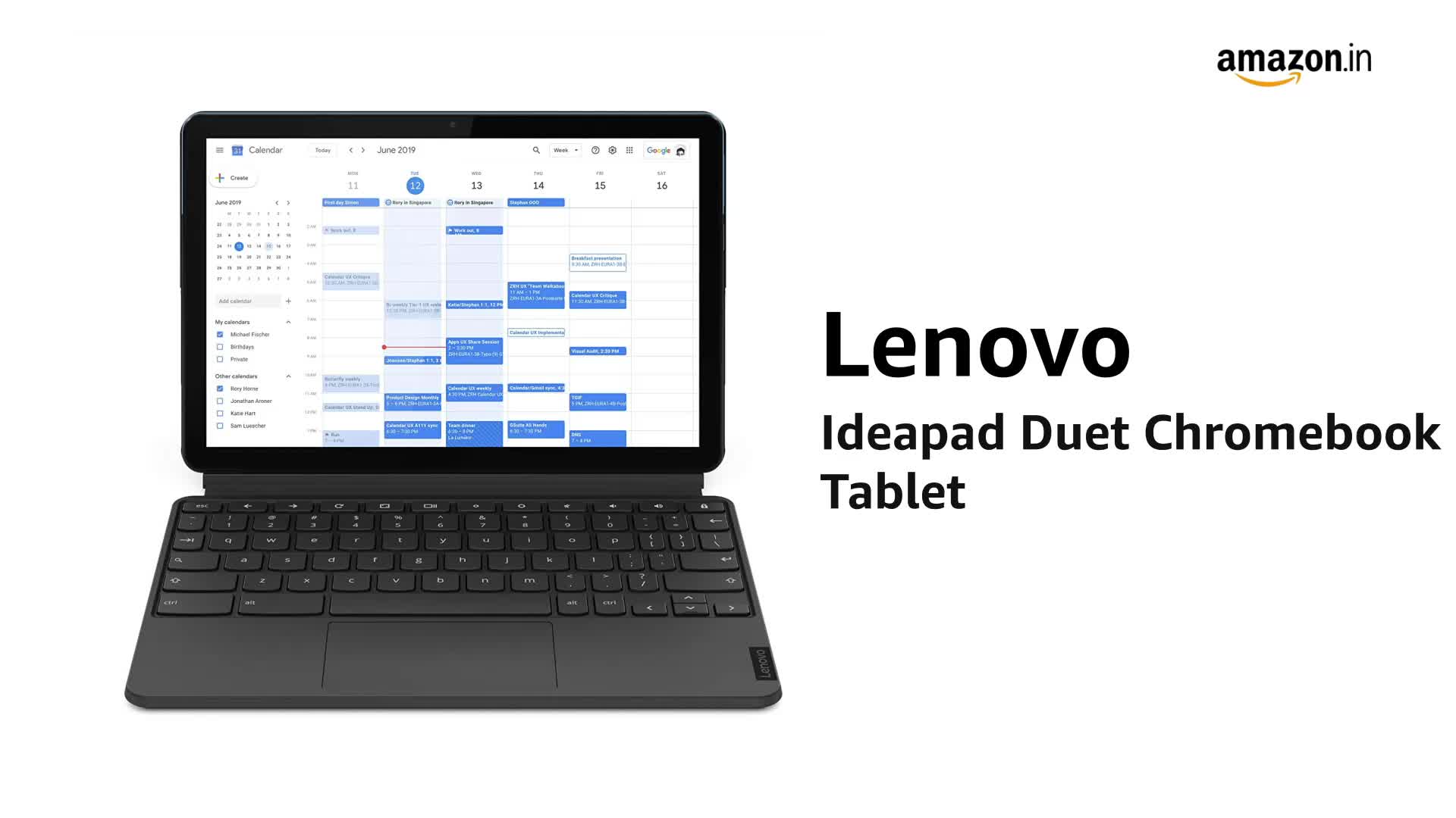 Lenovo Ideapad Duet Chromebook (25.65 cm (10.1 inch) 4 GB, 128 GB
