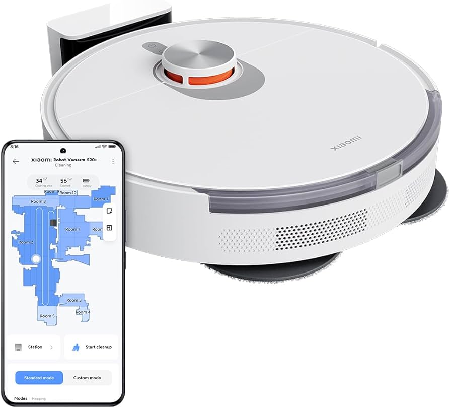 Amazon | Xiaomi ロボット掃除機 S20+ 2-in-1吸引・水拭き両用 6000Pa