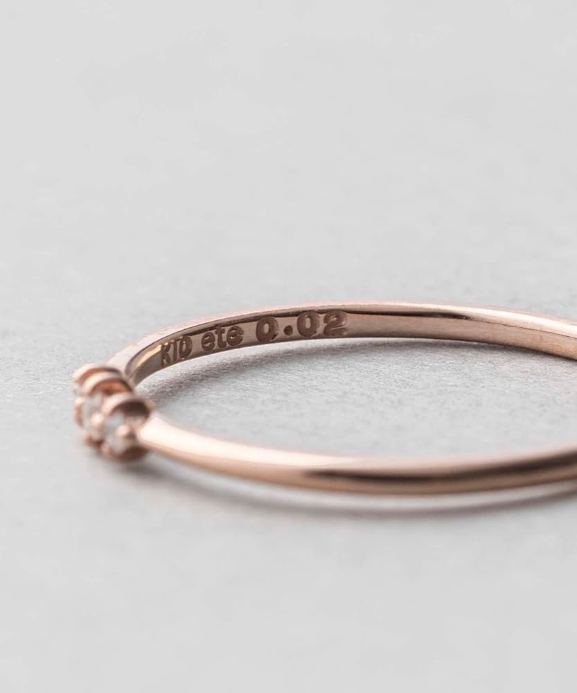 Amazon | (エテ) ete K10PG ダイヤモンド ピンキーリング 720944 1号