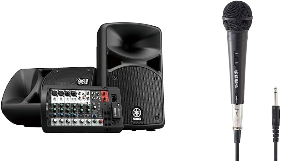 Amazon | 【セット買い】ヤマハ YAMAHA ポータブルPAシステム