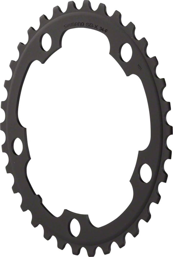 Amazon.com : Shimano Sora 3550 34t 110mm 9-Speed Chainring, Black