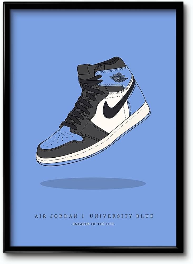 Amazon.co.jp: エアジョーダン1 ユニバーシティブルー UNC Air Jordan