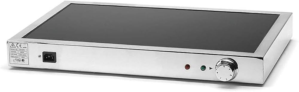 Amazon.co.jp: 清水食器 ブッフェウォーマー1/1BKガラストップ