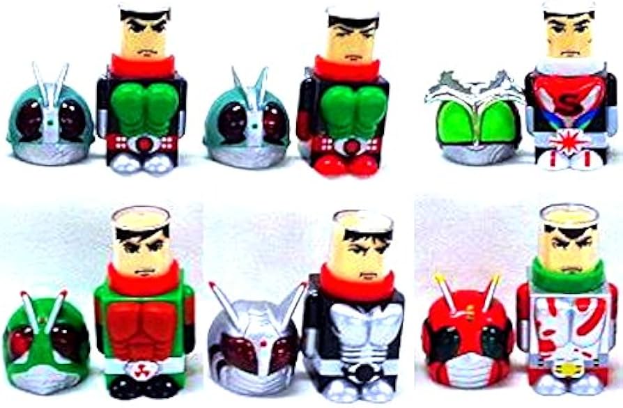 Amazon.co.jp: イレイザーヘッド 登場！仮面ライダーZX編 全6種 : おもちゃ