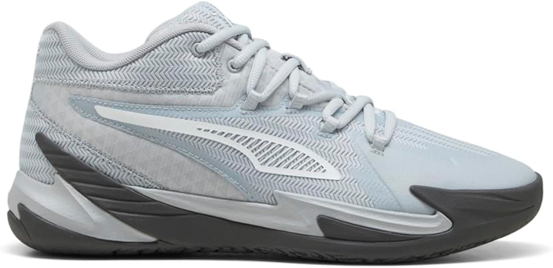 Amazon | PUMA メンズ ダガー バスケットボールシューズ, プラチナ