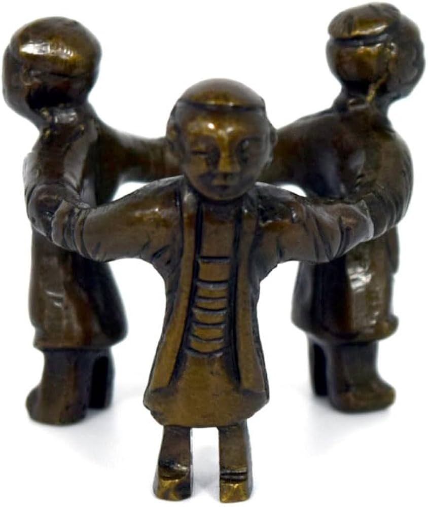 Amazon｜茶道具 蓋置 三人形 (みつにんぎょう) 唐子三つ人形 七種蓋置