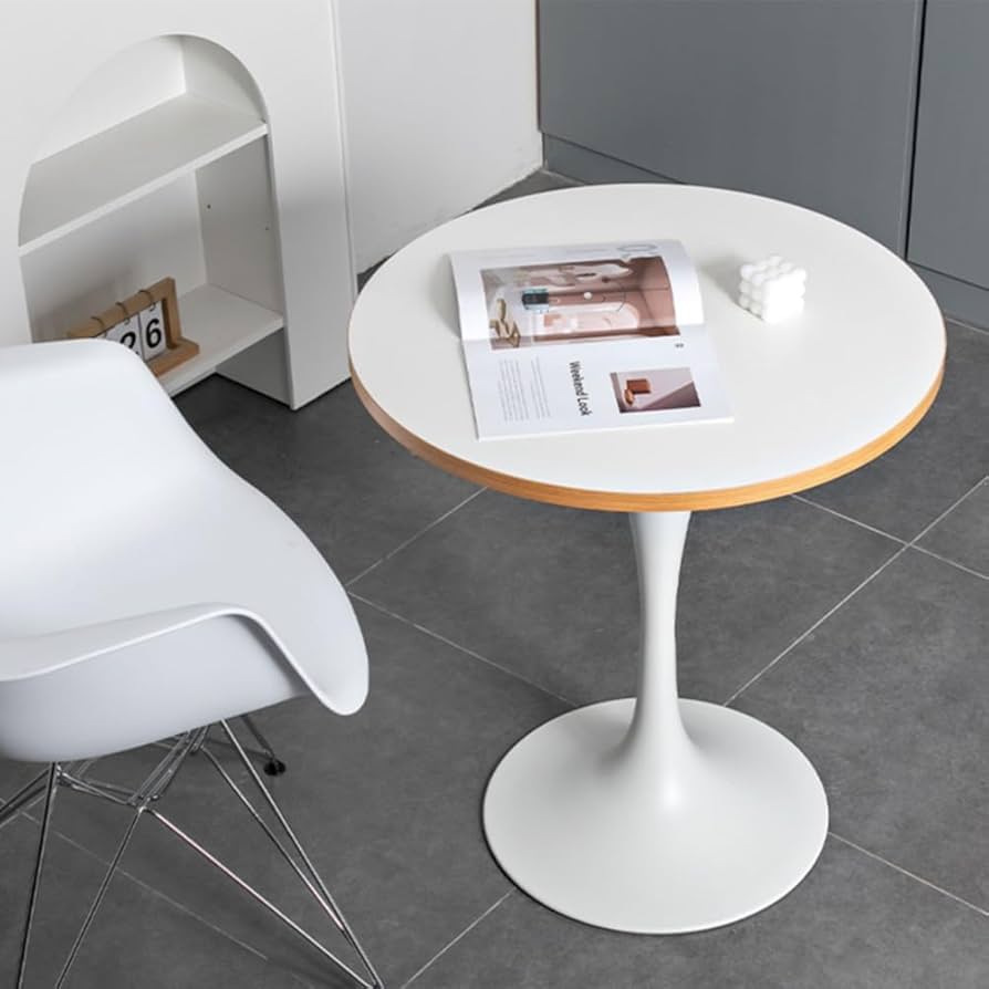 Amazon｜ラウンドホワイトテーブル32インチミッドセンチュリーモダン