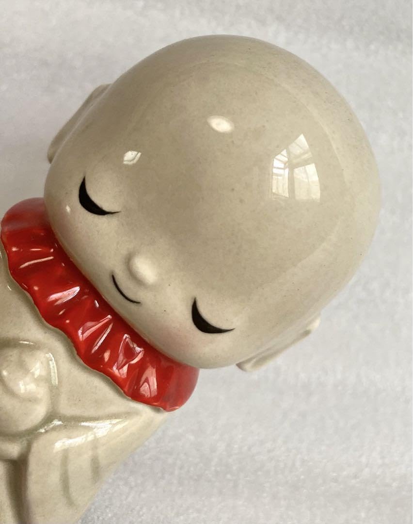 Amazon.co.jp: 内藤ルネ 恋地蔵 貯金箱 陶器 昭和レトロ ファンシー 箱