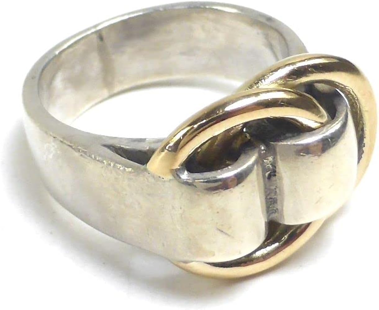 Amazon | [エルメス] ドゥザノー リング コンビ シルバー 925 K18