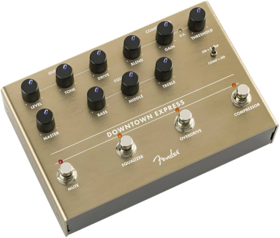 Amazon.com: Fender Downtown Express Bass Multi-Effect Pedal