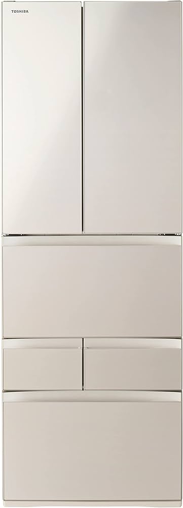 Amazon | 東芝 冷蔵庫 幅65.0㎝ 509L GR-U510FK(EC) 6ドア 両開き