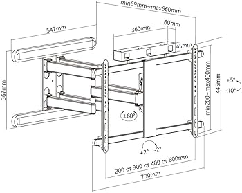 Amazon | テレビ 壁掛け 金具 STARPLATINUM 液晶 TV モニター 37-90