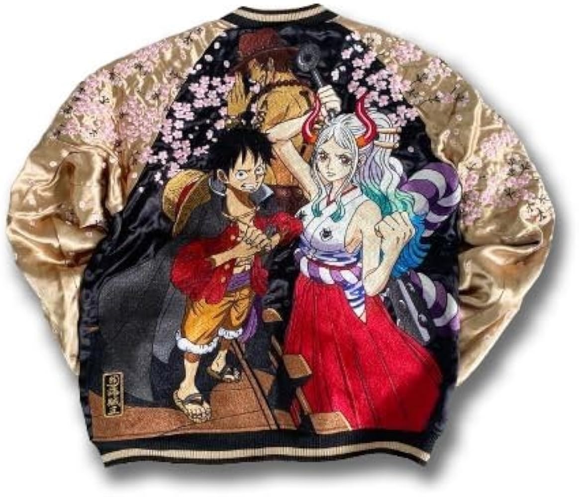 Amazon | 【ONE PIECE/ワンピース×絡繰魂 リバーシブルスカジャン