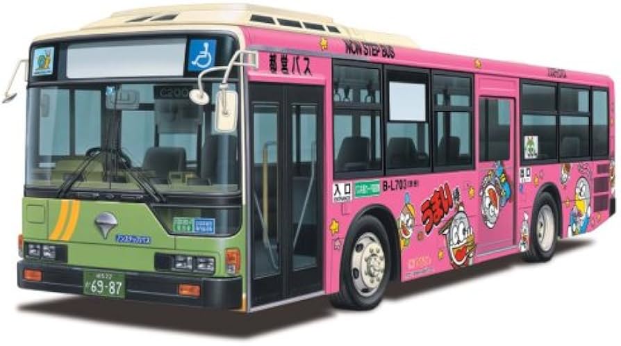 Amazon | 青島文化教材社 1/32 ボディ塗装済みバスシリーズ27 うまい棒