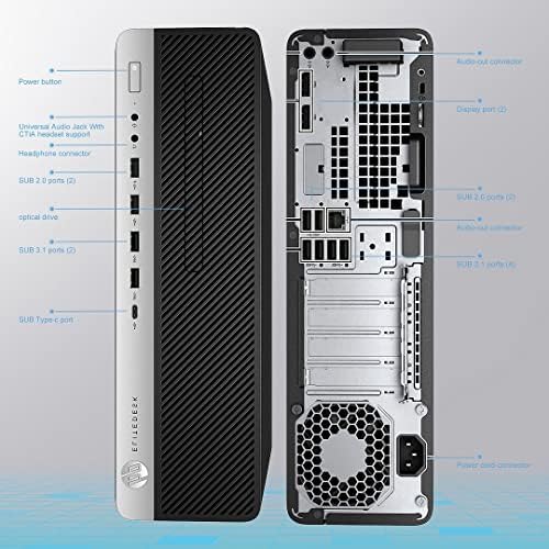 Amazon.com: HP Elitedesk 800 G3 SFF Desktop PC - Intel i7-6700