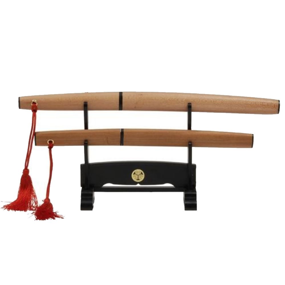 Amazon.co.jp: 刀剣型ペーパーナイフ ミニ日本刀 豆太刀大小・掛台付