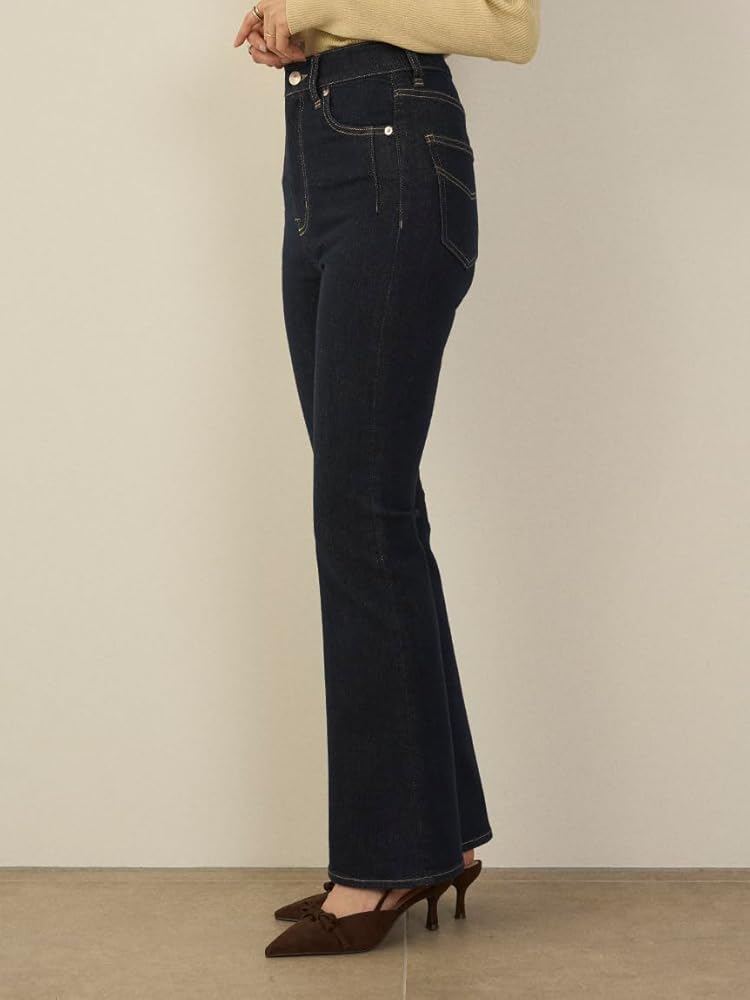 Amazon | [スナイデル] STYLEUPPANTS ハイウェストフレアパンツ