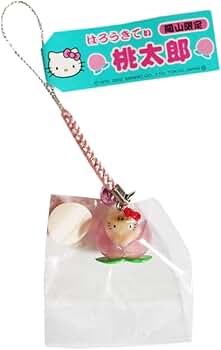 ハローキティ 根付けストラップ＆ファスナーマスコット 桃 3種 白桃 桃