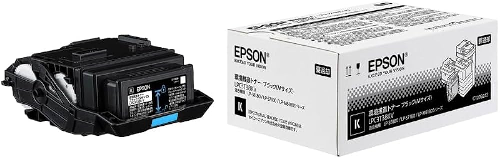 Amazon.co.jp：エプソン 純正 環境推進トナー LPC3T38KV ブラック M