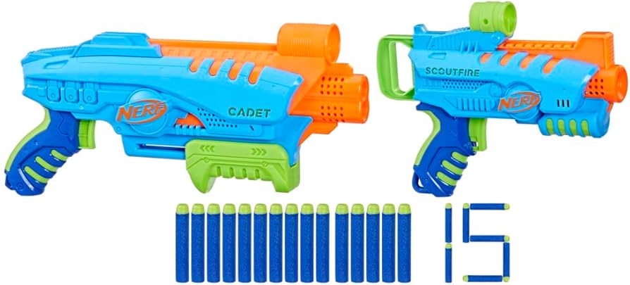 Amazon.com: Nerf Elite Jr Ultimate Starter Set, 2 Easy Play Toy