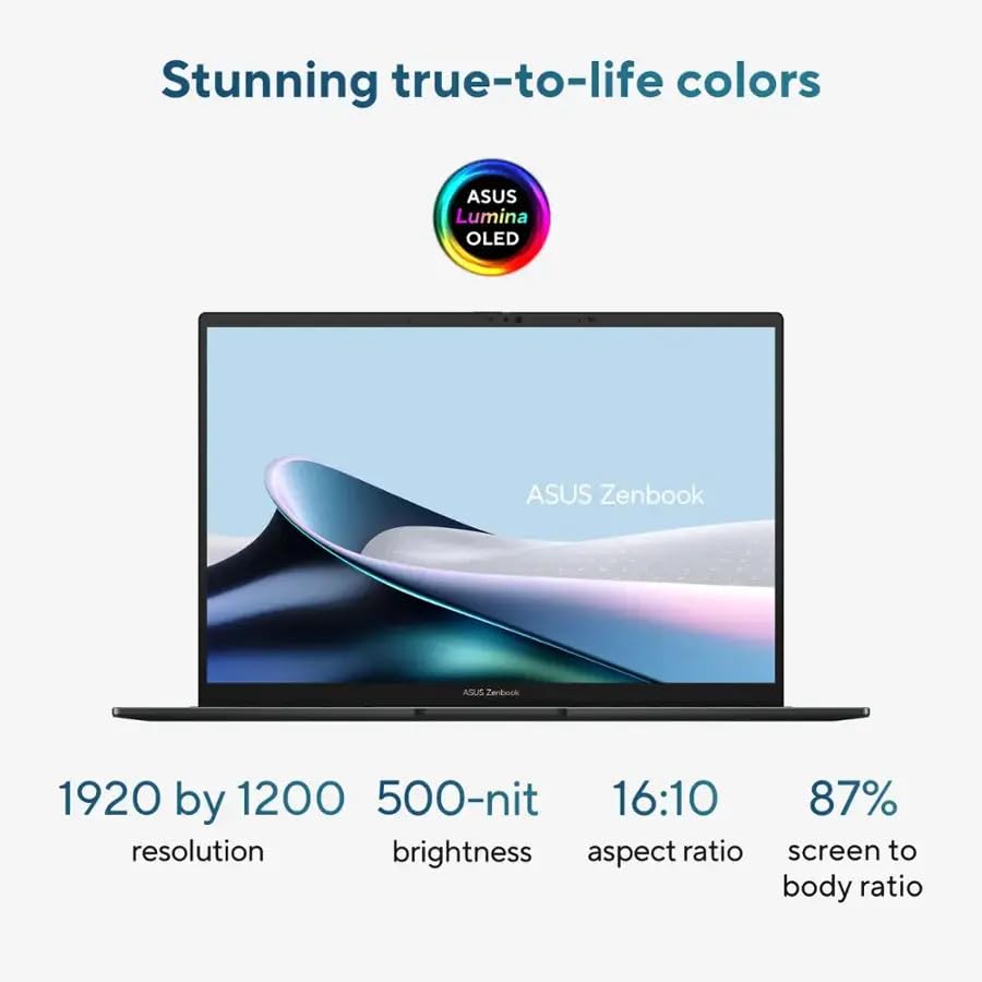 Amazon.com: ASUS Zenbook 14 OLED 2024 Laptop, 16-Core Intel Core