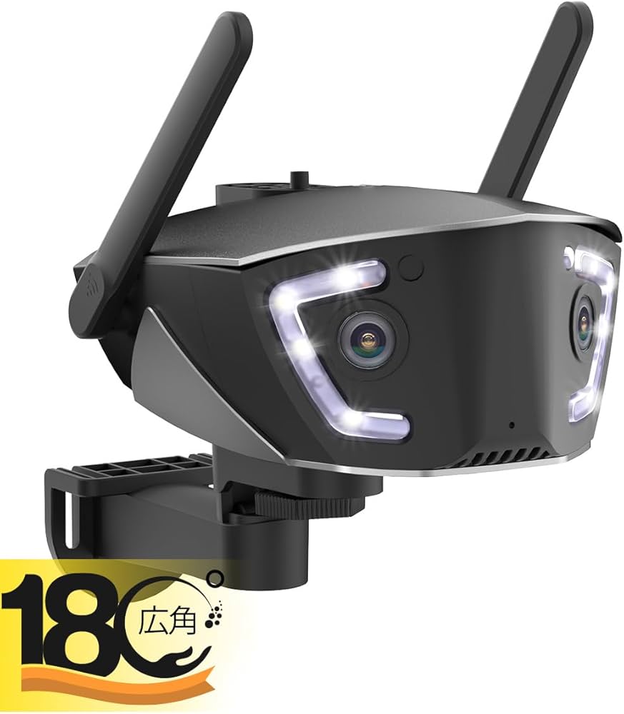 Amazon.co.jp: 【180°超広角】 Ctronics 防犯カメラ 屋外 死角なし