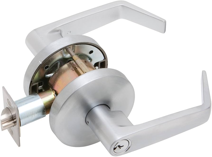 Falcon W581P DAN 626 Dane Satin Chrome Medium Duty Storeroom Lever