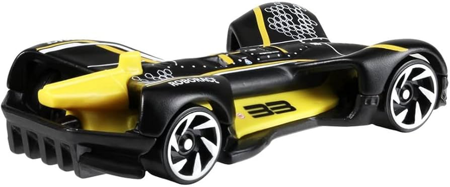 Hot Wheels Roborace Die-Cast Race Car - Black and Yellow Limited