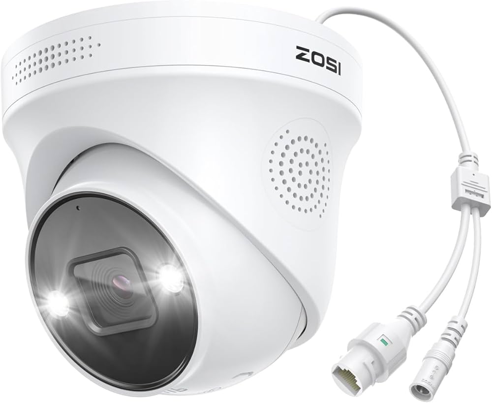 Amazon.co.jp: ゾシ(ZOSI) 防犯カメラPoE 800万画素 ZOSI POE