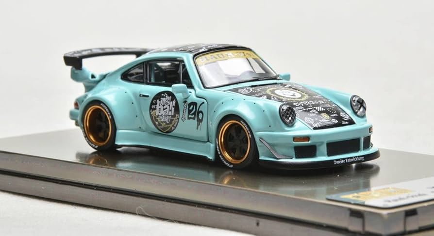 Amazon | 1/64 pgm ポルシェ rwb 930 全開閉 ティファニーブルー