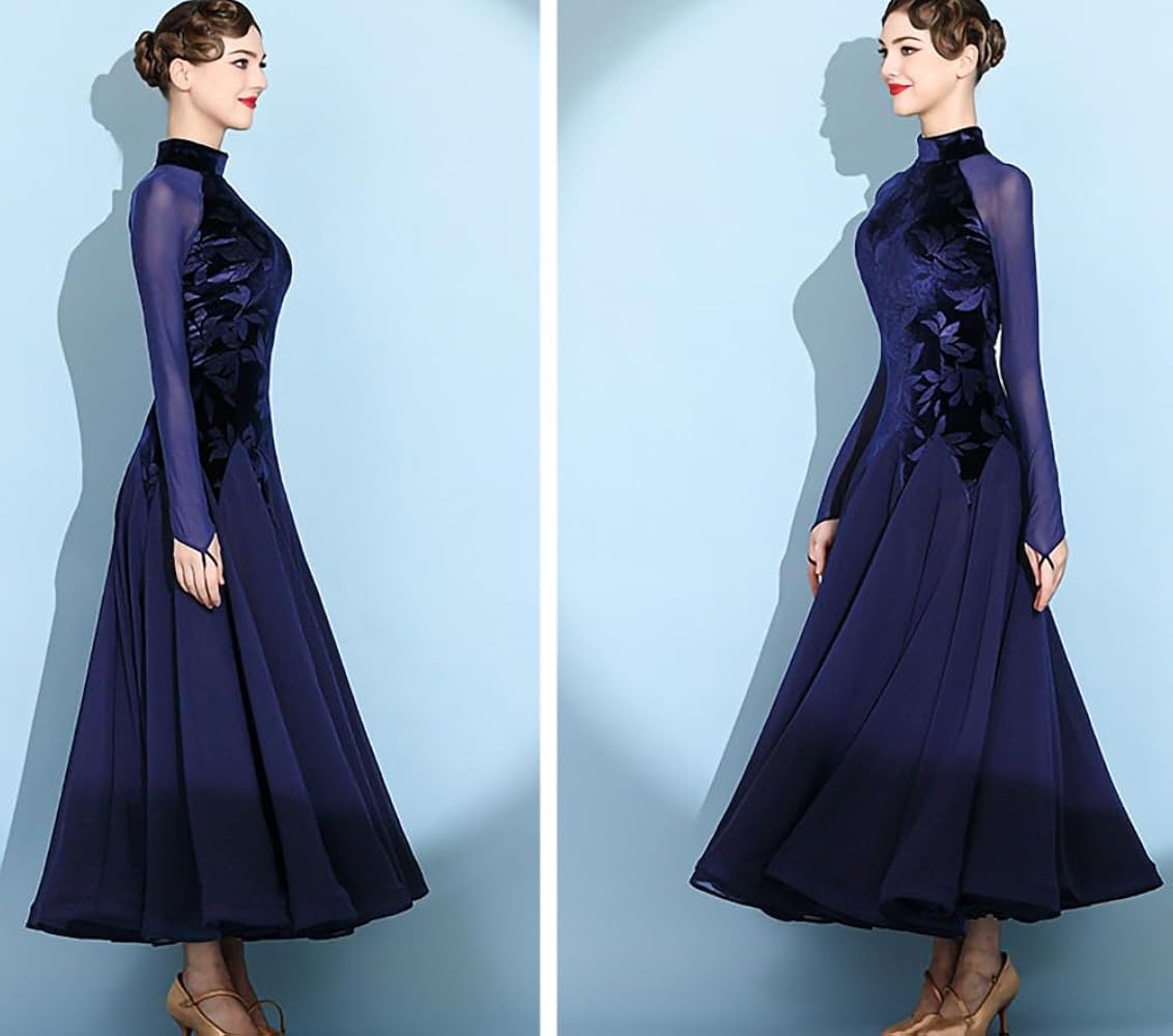 Amazon.co.jp: [RIKOUZY] 社交ダンス ドレス 高級 社交ダンス衣装