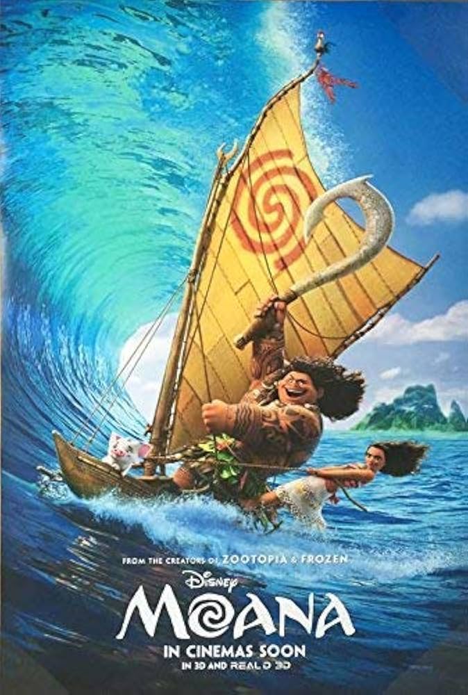 Amazon.co.jp: 映画ポスター モアナと伝説の海 MOANA ディズニー #2